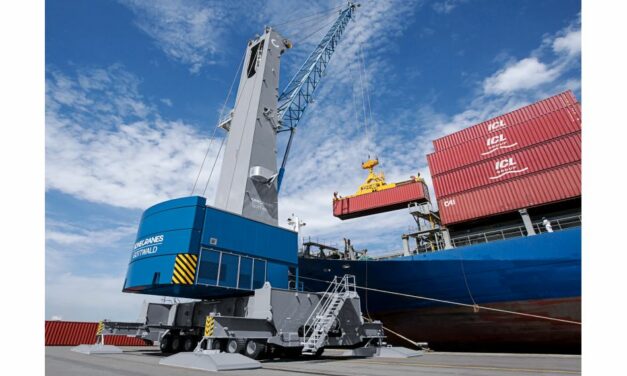 Mobile Harbor Crane with Low Environmental Impact