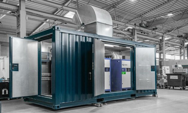 Aerzen Turbo Blower in a Slim Iso-Container