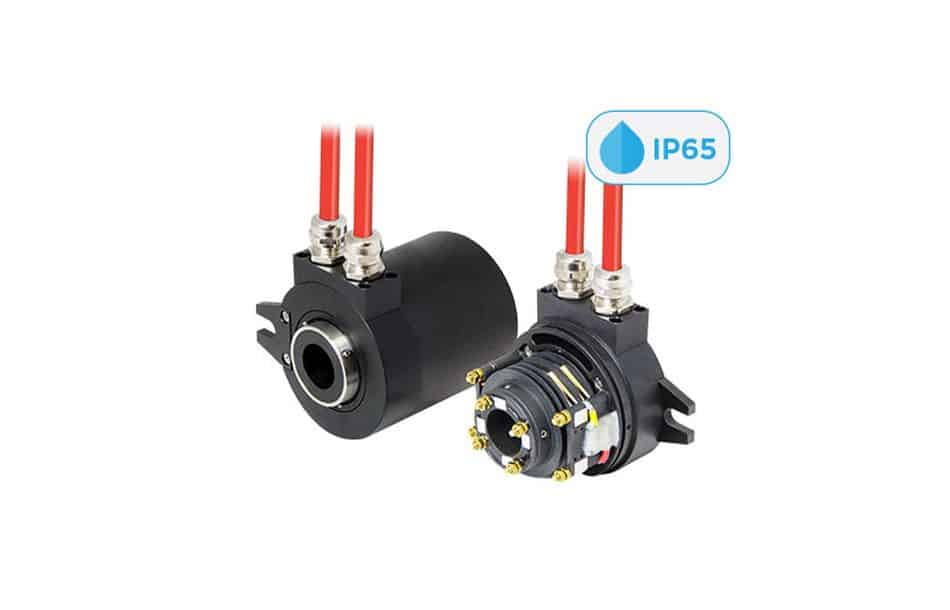 WIN_NL_Servotecnica_IP65-Slip-Rings_2023_02_beitragsbild SVTS B series slip ring assemblies from Servotecnica offer machine builders a continuously rotating electrical joint with a working life that can extend to 100 million revolutions at high speeds.