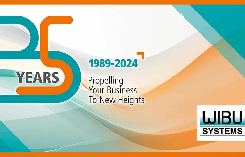 On the occasion of its 35th anniversary Wibu Systems looks back on the successful development throuout the years