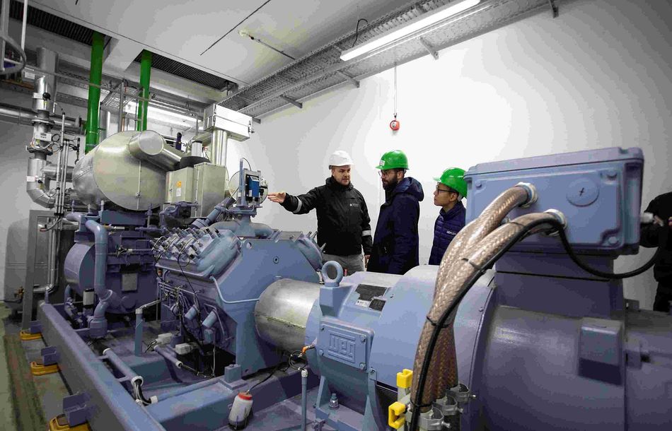 Two Large Heat Pumps