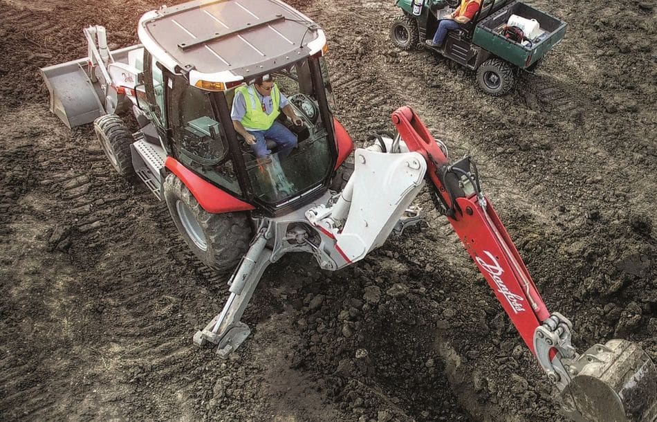 When developing a new generation of its electric backhoe loader, Danfoss specified the same high-pressure fluid handling components When developing a new generation of its electric backhoe loader, Danfoss specified the same high-pressure fluid handling components