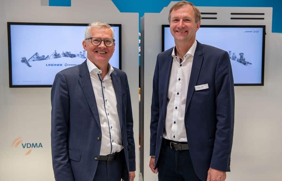The cooperation between Lindner and the Erema Group has officially started after the 50/50 foundation of the holding company Blueone Solutions last year The cooperation between Lindner and the Erema Group has officially started after the 50/50 foundation of the holding company Blueone Solutions last year