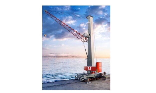 Four All-Electric Gottwald Mobile Harbour Cranes